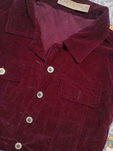 Vintage Burgundy Velvet Jacket