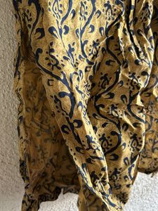 Kurti Set-Beautiful BlueCream With Chudidar