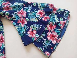 Floral Blue Top