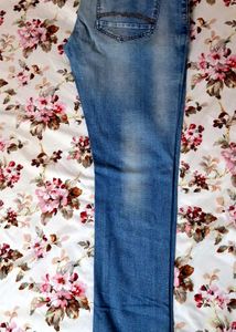 Vintage Wash Denim Jeans