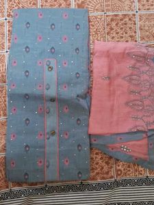 Unstitched Kurta Set Of 3
