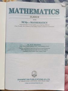 R.D. Sharma Mathematics Class IX