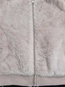 Fuzzy Pink Zip-Up Jacket