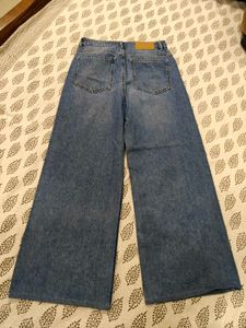 Wide Leg Denim Jeans