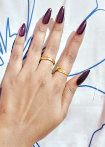 Purple Press-On Nails