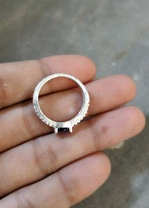 New Pure Silver&amp;BlueStone Ring