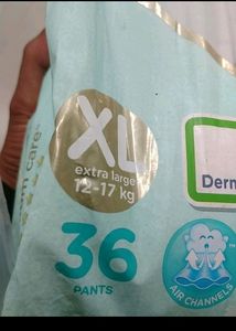 16 pcs xl size pampers Only 499 (MRP-1099)