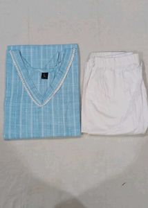 Rayon kurti and leggings