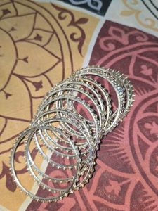 Combo Bangles With Stones