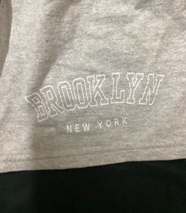 Brooklyn New York White Trendy Shorts For Women