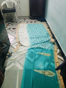 Multi Colour Shaded Saree