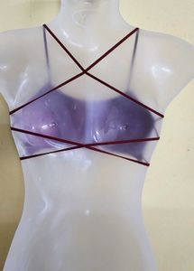 Elegance Cotton Black and Maroon Tube Bra - Pk 2