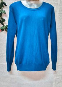 Size M/L 🎁Buy 2 Get 1 Free Blue Pullover Top