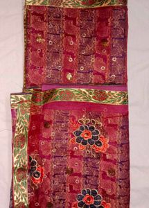 Elegant Embroidered Saree