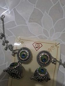 Peacock Jhumkha