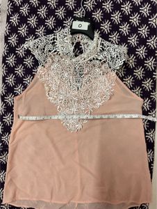 Peach Coloured Party Top From USA