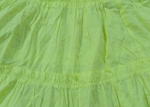Lime frill tiered beach cami mini dress