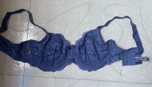 Adore Me Blue Lace Bra
