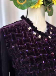 Korean Velvet Top