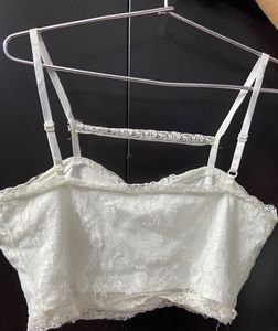 White Lace Corset Top