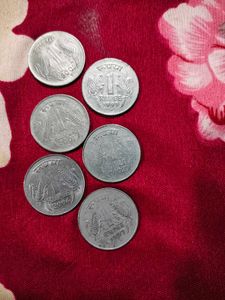 old 1 rupee coins