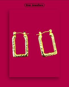 Golden Hoop Earrings
