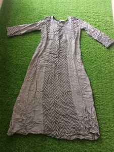 Elegant Grey Maxi Dress