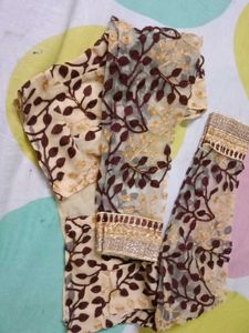 Netted 3/4th Blouse