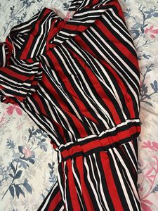 Striped Shirt Dress
