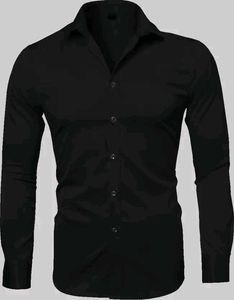 Black Button-Down Shirt