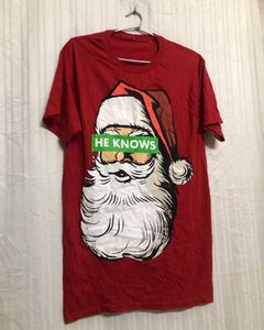 Red Short Sleeve Printed T Shirt