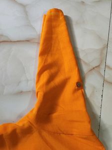 Mustard Button-Down Dress