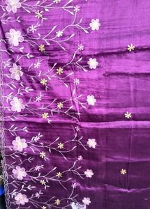 Purple 💜 Saree