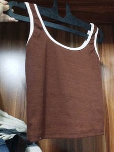 Cute Brown Tank Top