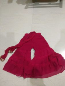 Floral Dress and Scarf Set