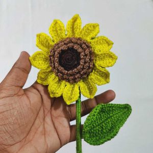 Handmade Crochet Sunflower