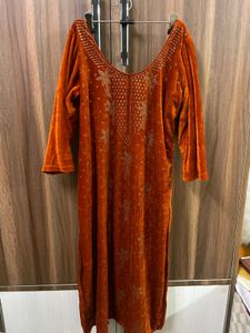 new woolen  kurta set with dupatta