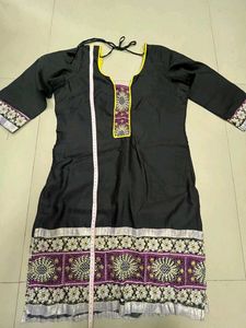 Embroidered Black kurta
