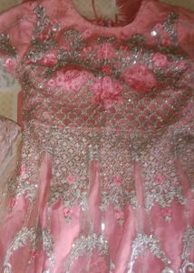 Elegant Pink Embroidered Lehenga Choli