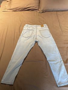 Zara Ice Blue Denim - Carrot Fit