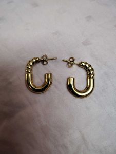 New Gold Hoop Earrings