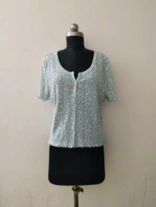 zudio plus size Floral Print Top