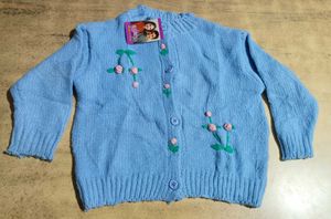 Cute Floral Embroidered Cardigan