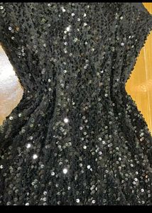Black Sequence Bodycon Dress