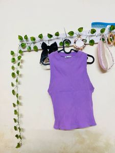Zara Purple Top