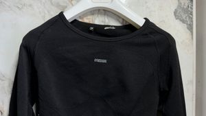 Gymshark Black Cropped Long Sleeve