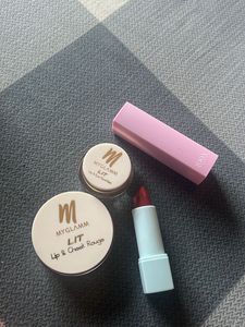 Rang De New Lipstick 💄 My Glamm Lip Cheek Rouge