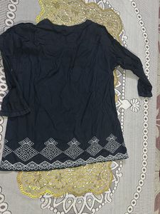 black top kurta type slightly used