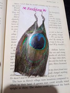 Peacock Feather Boho Earrings