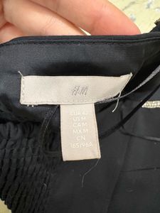 Black Embellished Corset Top | Size M